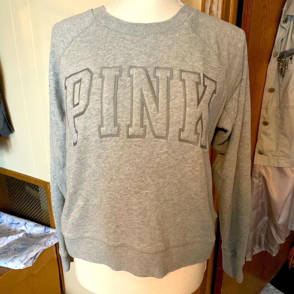 Grey Pink Sweatshirt